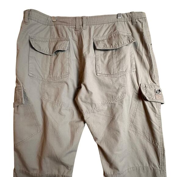 Vtg Y2K Oakley Rip Stop Cargo Pants Men’s 40x32 Khaki Tactical Military Baggy - Picture 15 of 16